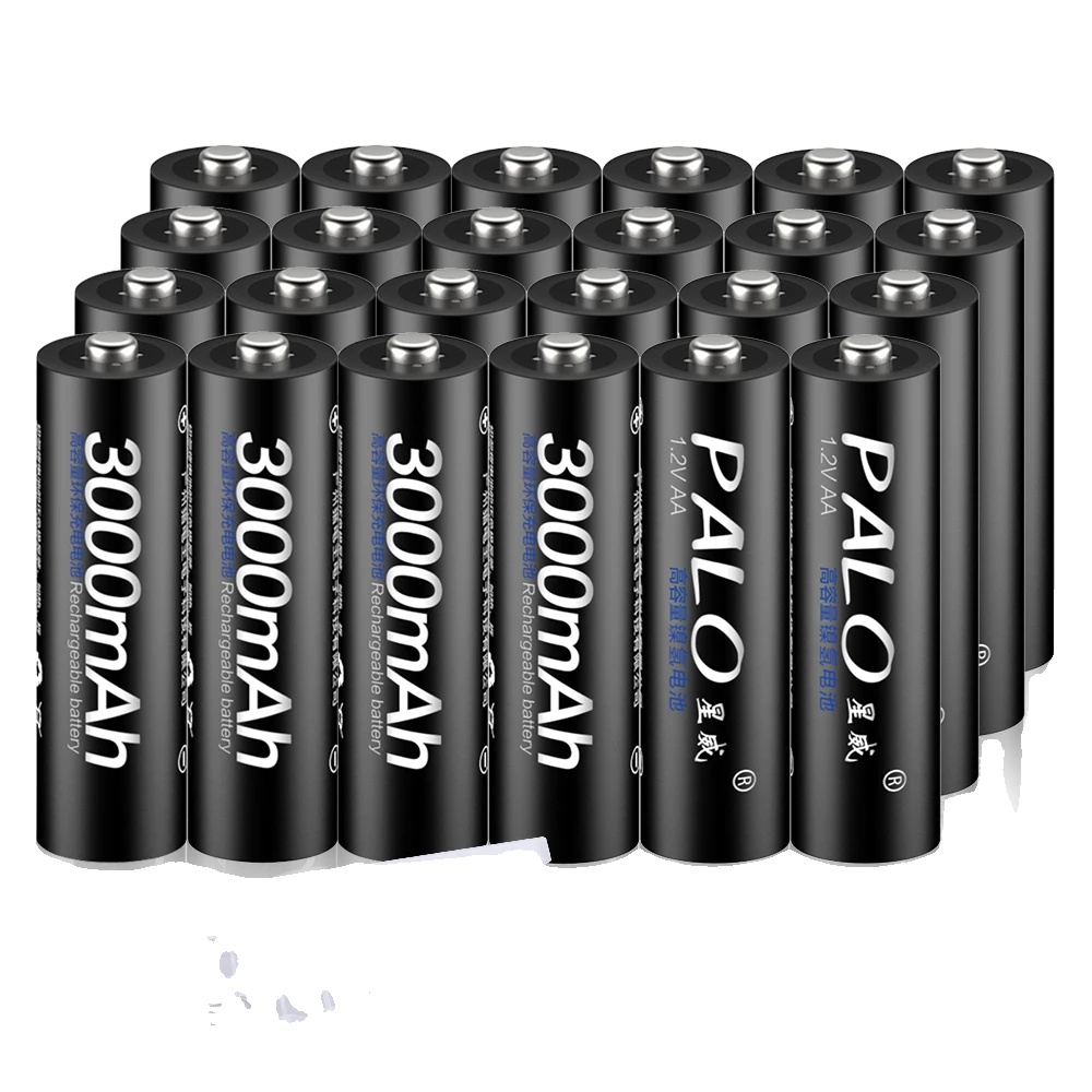 Wiederaufladbare Batterien, 3000 Mah Kapazität, Ni-mh-typ, 24 Aa