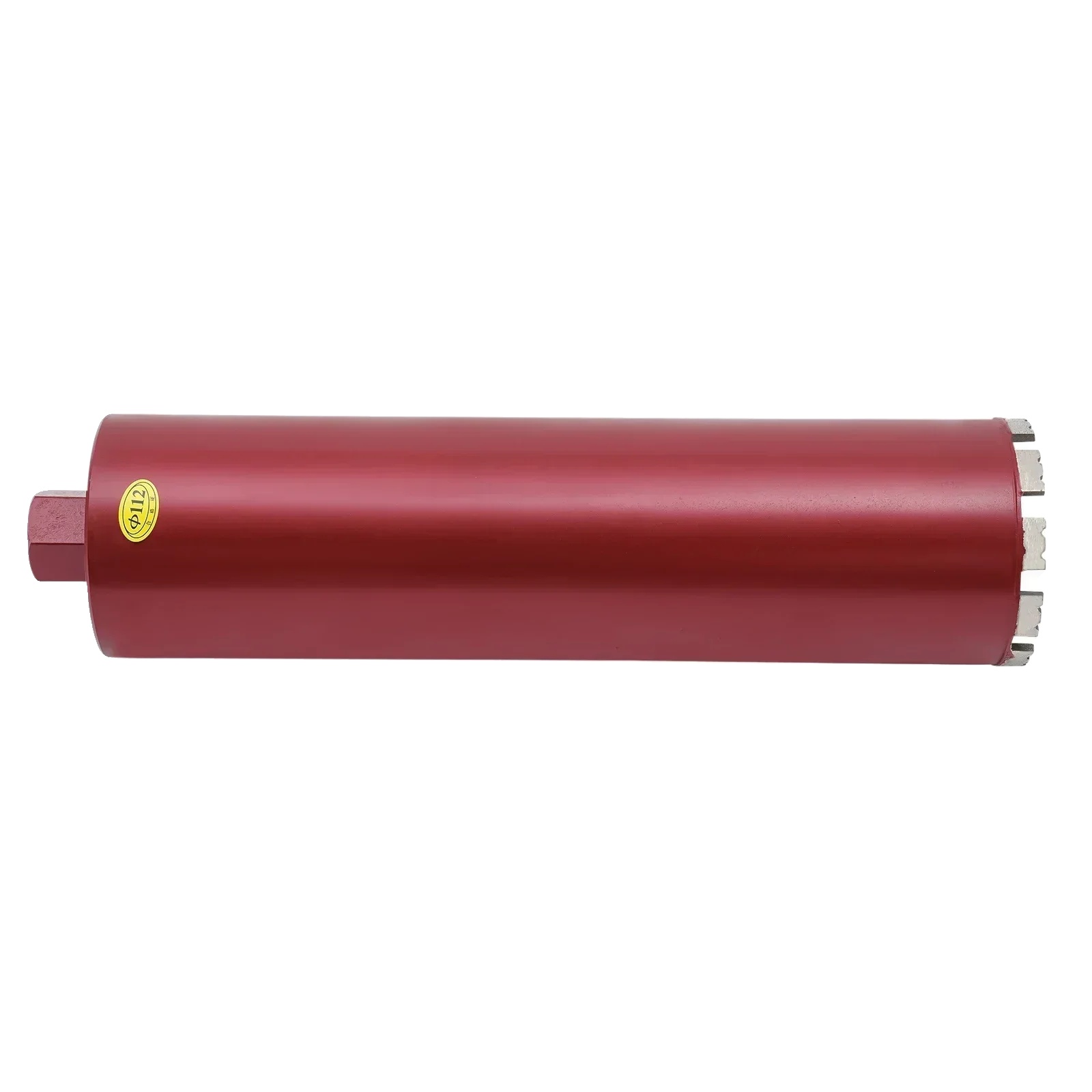 Kernbohrer, 112 Mm Durchmesser, Für Trocken- Und Nassbohrungen, Rot
