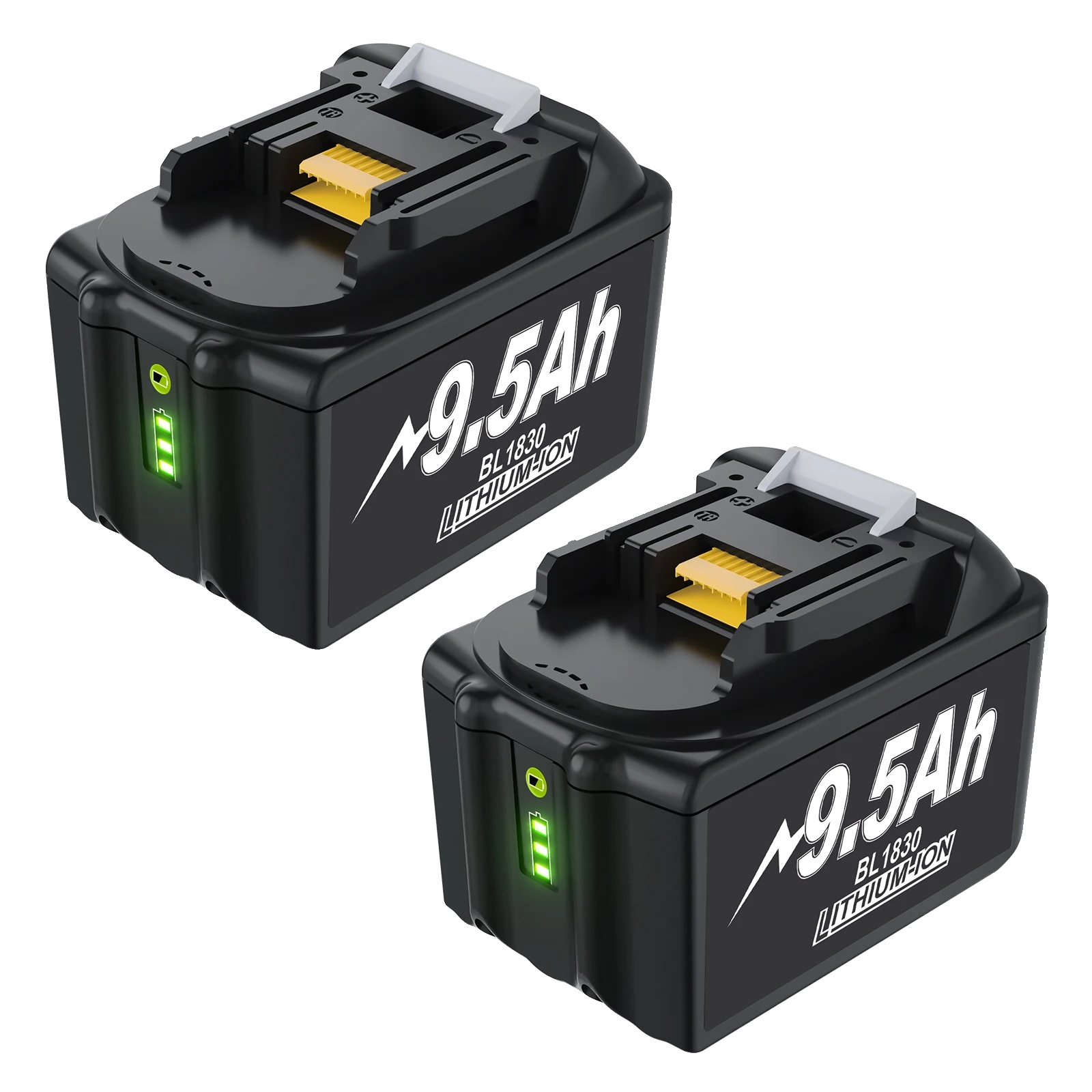 Akku, 9500 Mah Kapazität, Breite Kompatibilität, 2 X 9,5 Ah, 18 V