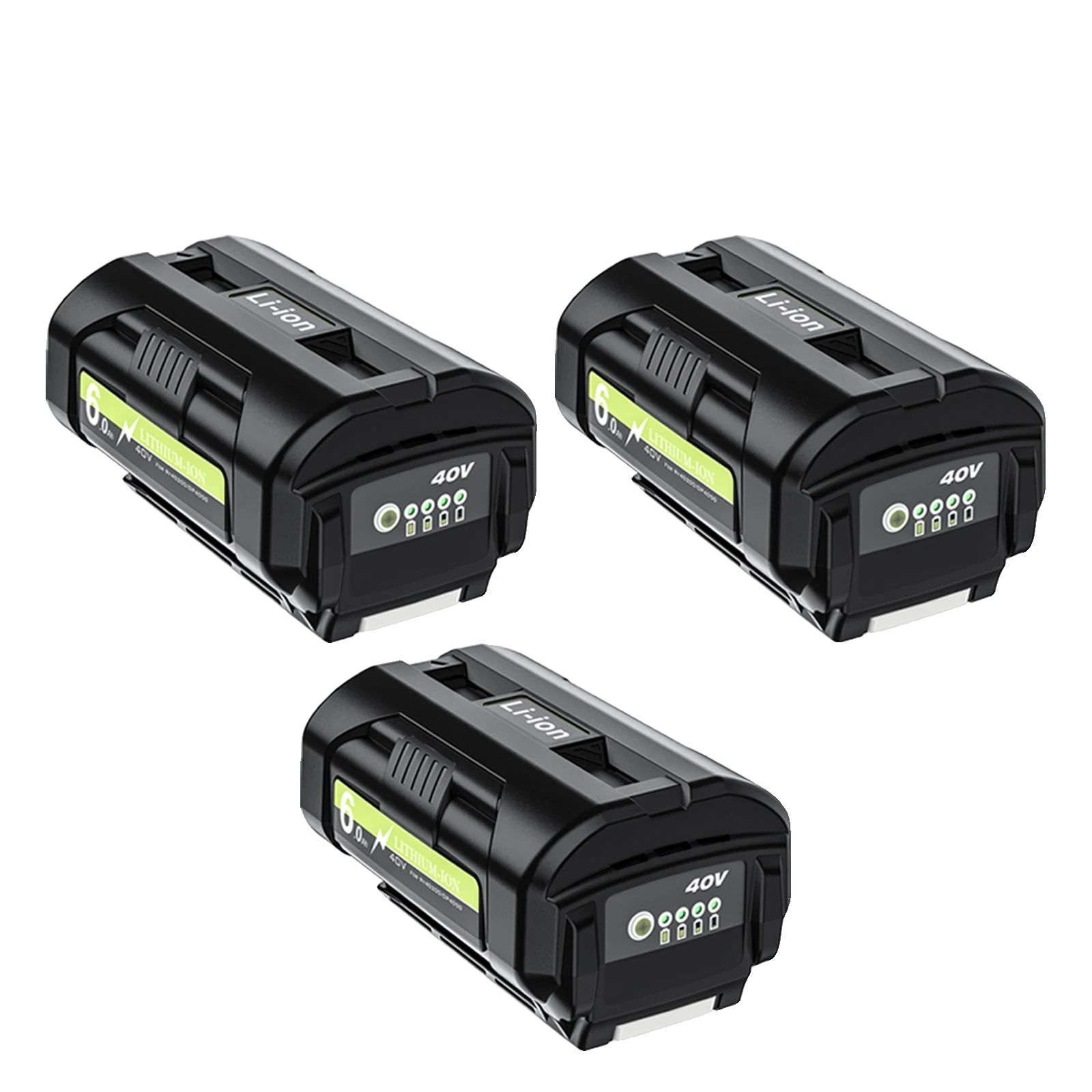 Ersatzakku, 6000 Mah Kapazität, 40 V Ausgangsspannung, Kompatibel Mit Ryobi