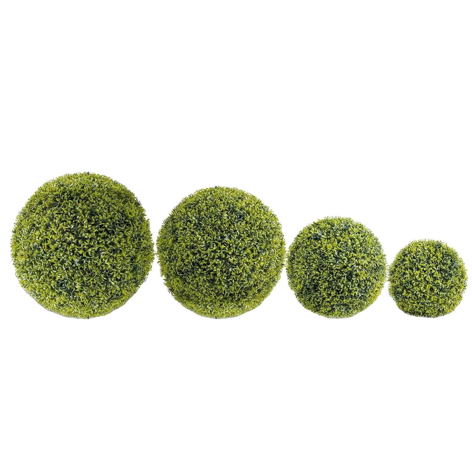 Künstliche Pflanzenkugel, Dekorative Vegetation, Vielseitiges Hängedesign, Grün, 2 Stück 57 Cm
