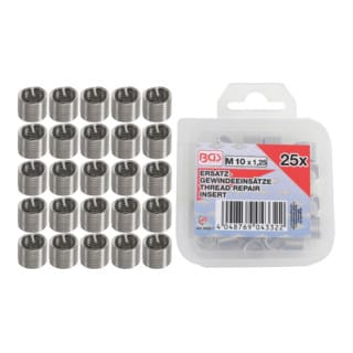 Ersatz-Gewindeeinsätze M10 x 1,25 25-tlg.