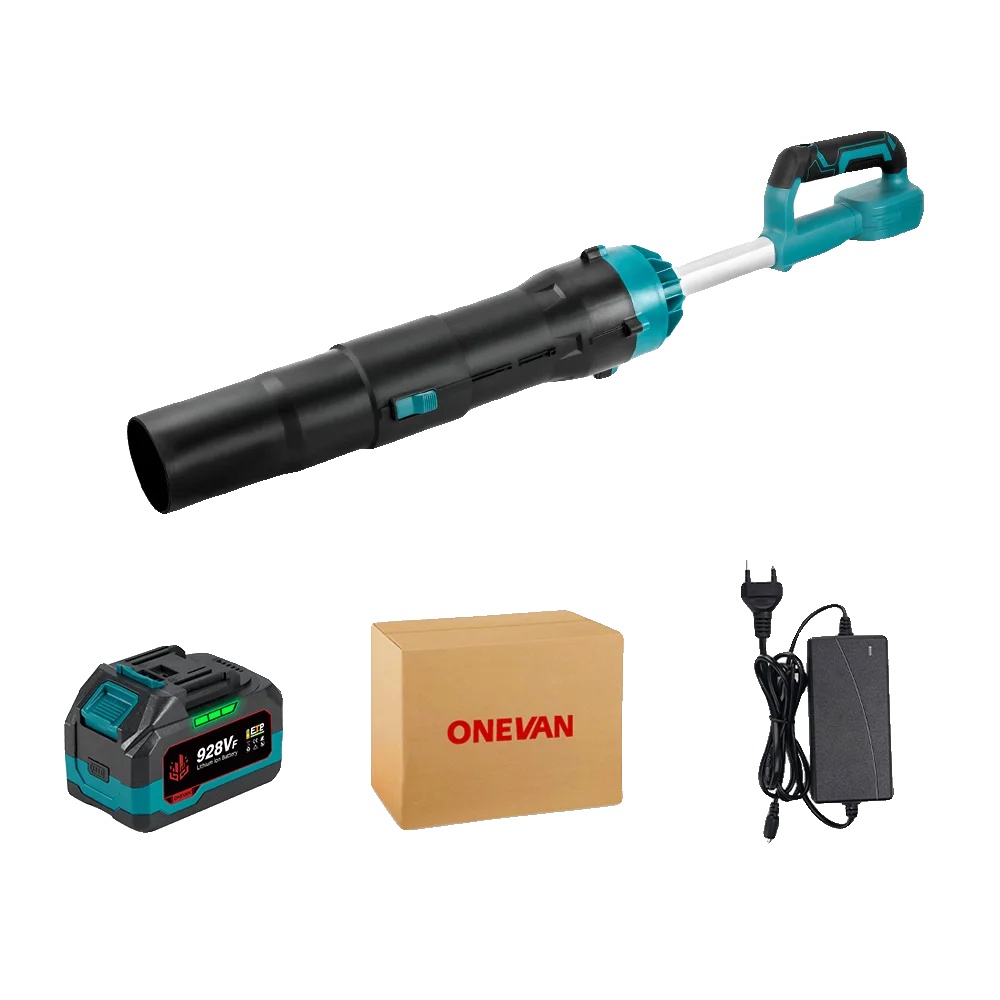 Turbogebläse, Bürstenloser Motor, Hohe Windgeschwindigkeit, 1 Akku, 1 Eu-stecker, Eu
