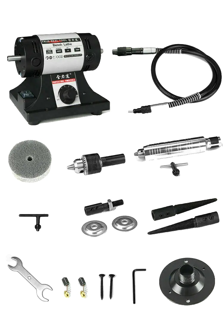 Mini-tischschleifmaschine, 800 W Leistung, 10000 U/min