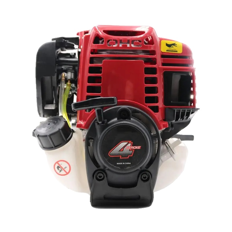 Benzinmotor, 4-takt, 35,8 Cm³, 1,3 Ps, Leerlaufdrehzahl 3000 U/min, Höchstdrehzahl 9500 U/min
