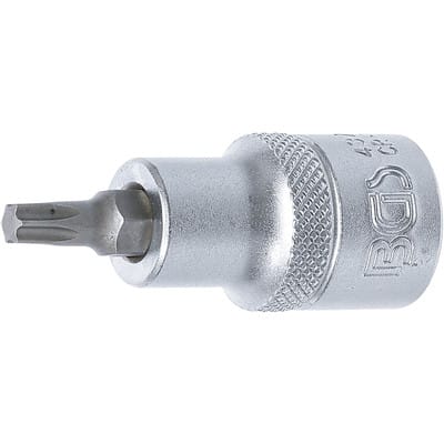 Bit-Einsatz Antrieb Innenvierkant 12,5 mm (1/2') T-Profil (für Torx) T30