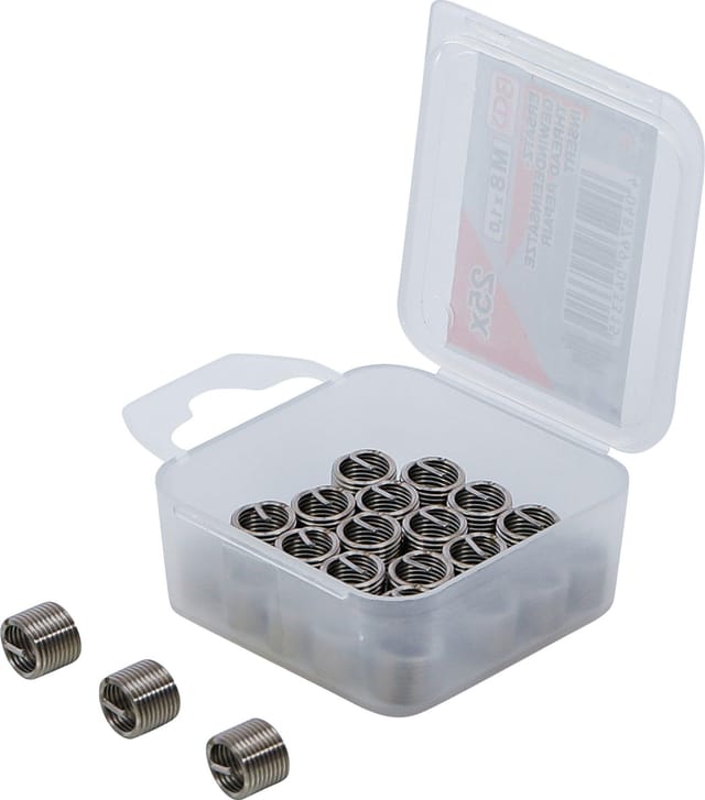 BGS Ersatz-Gewindeeinsätze M8 x 1,0 mm 25tlg. - 9427-1