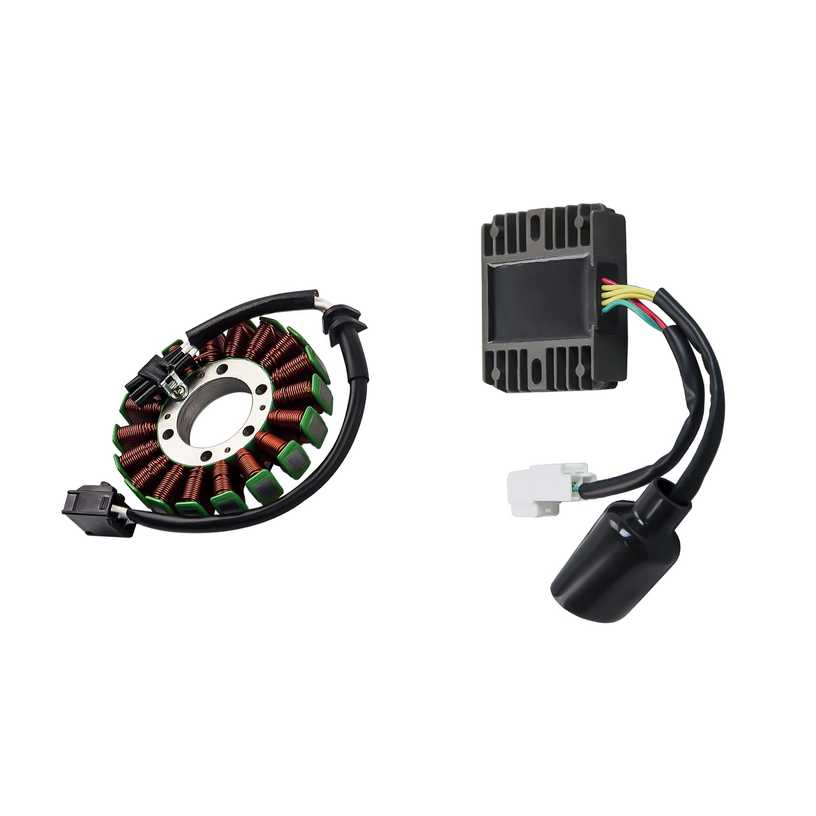 Elektrische Statorspule, Hochwertige Kupferwicklung, Passend Für Sportmotorräder (04-07), Direkter Austausch, Plug-and-play-installation, Zweizylinderzündung