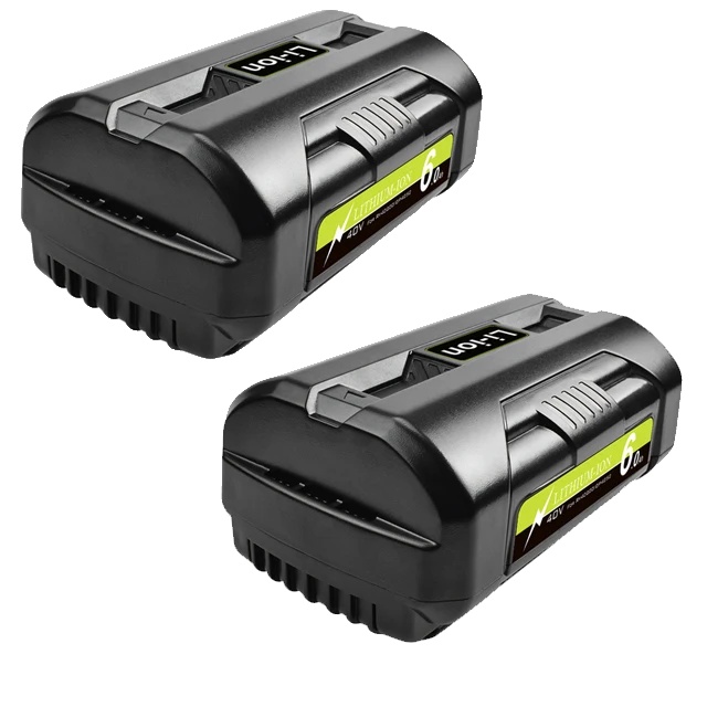 Wiederaufladbarer Akku, Kompatibel Mit 40-v-elektrowerkzeugen, Hohe Kapazität 6000 Mah, 2 Stück
