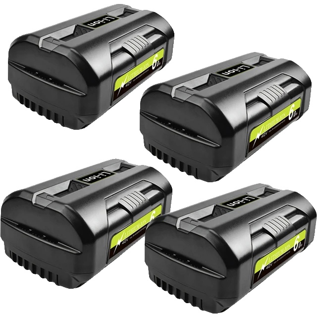 Wiederaufladbarer Akku, Kompatibel Mit 40-v-elektrowerkzeugen, Hohe Kapazität 6000 Mah, 4