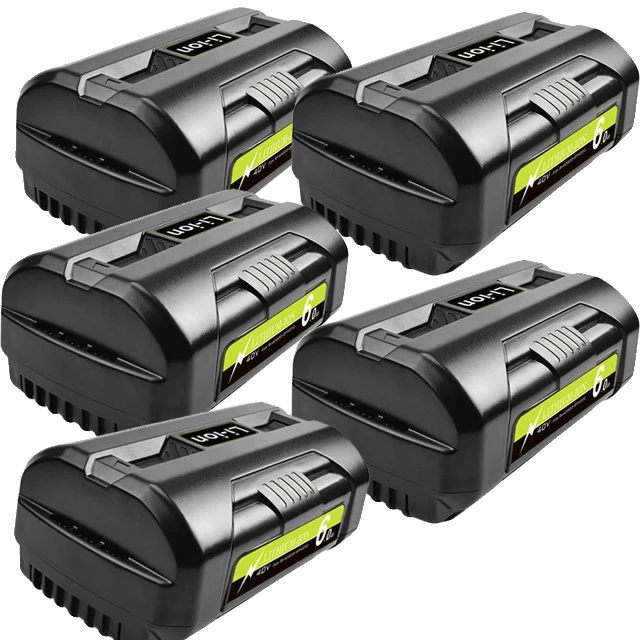Wiederaufladbarer Akku, Kompatibel Mit 40-v-elektrowerkzeugen, Hohe Kapazität 6000 Mah, 5