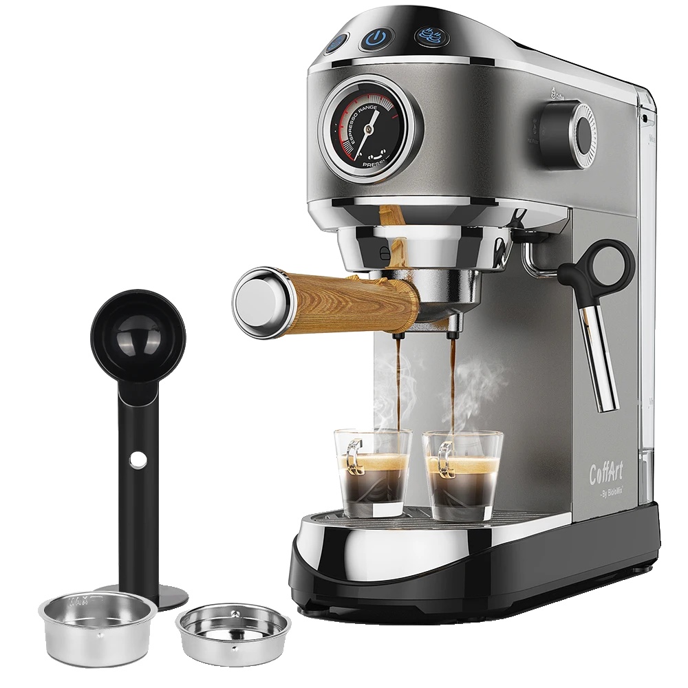 Espressomaschine, 20 Bar Druck, Inklusive Milchaufschäumer, Cm7008, Eu
