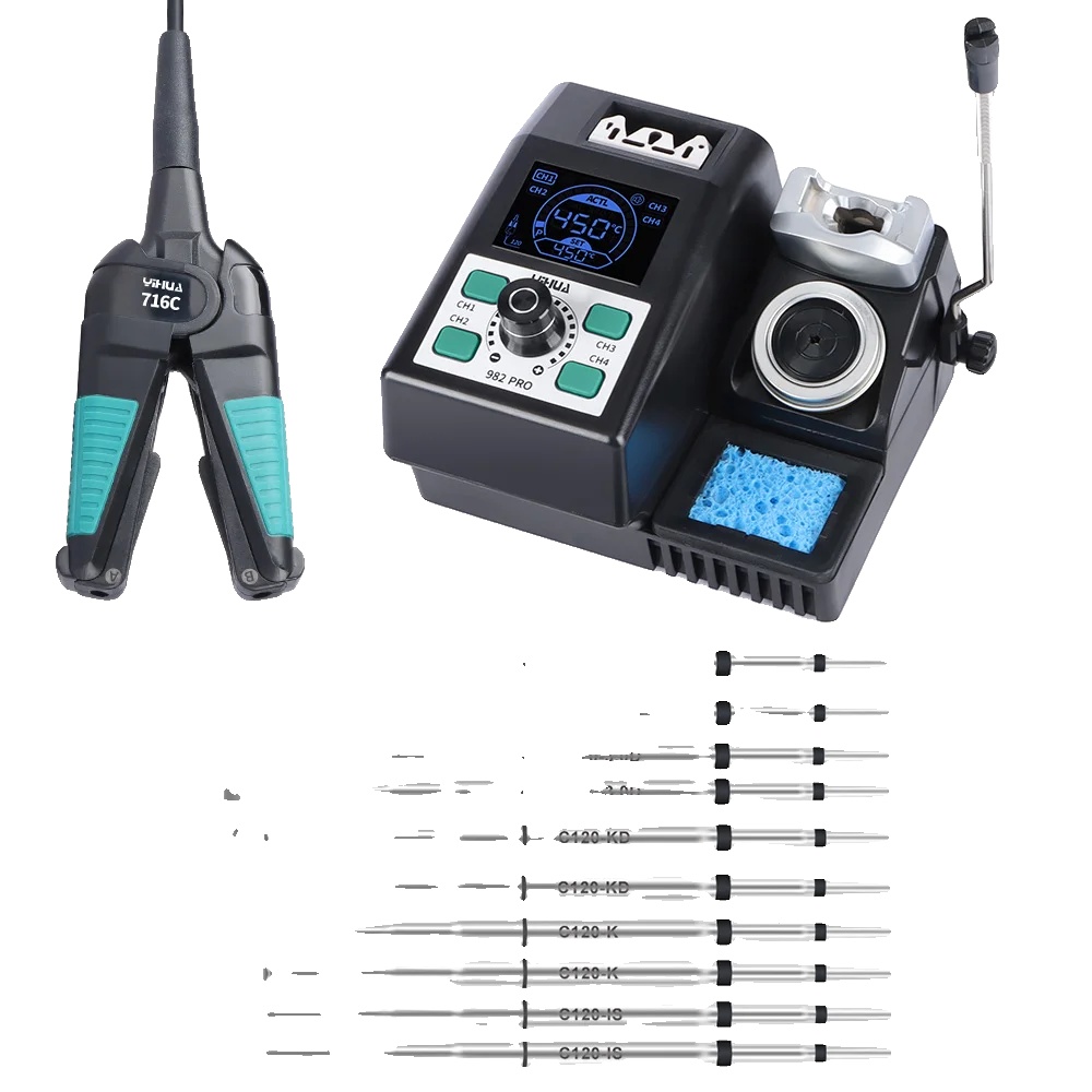 Lötkolben-set, Präzisionsspitze, Schnelles Aufheizen, 982 Pro (2), Eu-stecker
