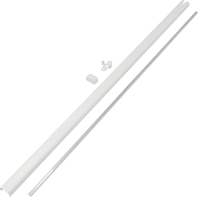 Abus - Stangenset wintecto one FOS550,FOS650 118/118cm Plastikhülle/Stahl weiß