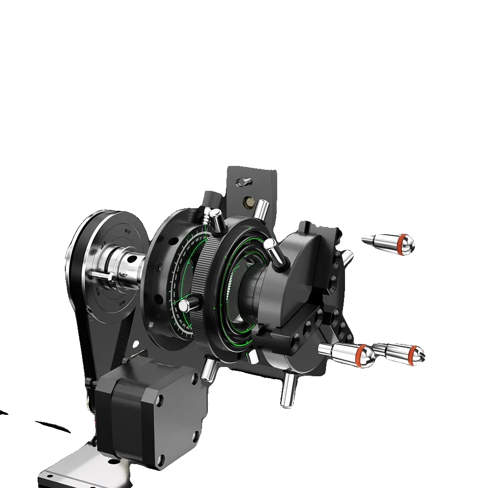 Rotationsgravierer, Maximaler Durchmesser 200 Mm, Skalierungsverhältnis 1:5, 90°-drehwinkel, Konstruktion Aus Edelstahl Und Stahl, Einhandbedienung