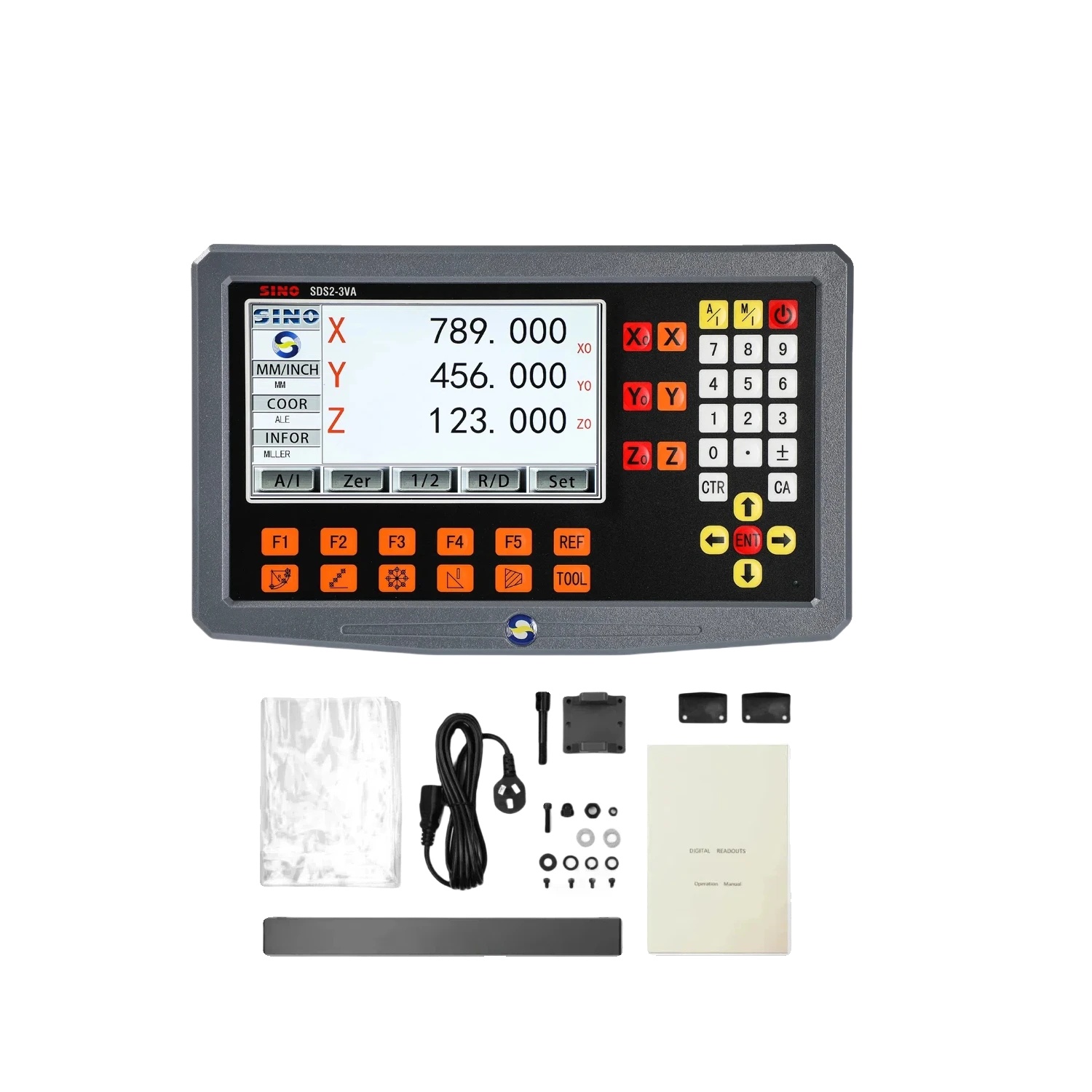 Digitalanzeige, 3-achsen-lcd, Hochpräzise Messung, Dro-sds2-3va-display