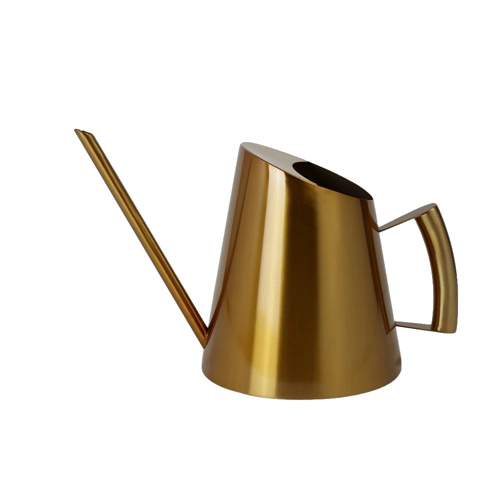 Gießkanne, Edelstahl, Ergonomisches Design, 1300 Ml