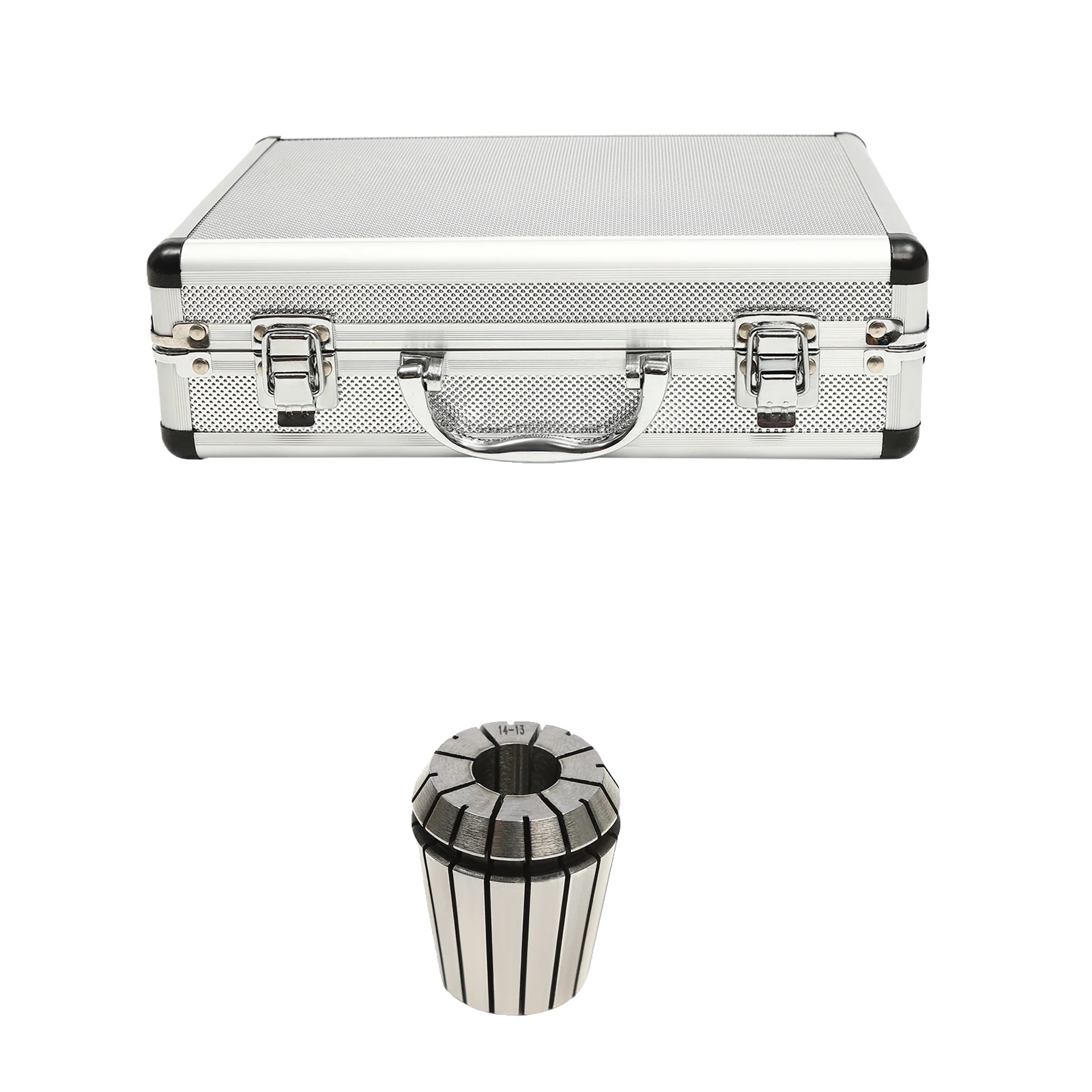 Spannzangenfutter-set, Langlebige Materialien, Hohe Präzision, Silber
