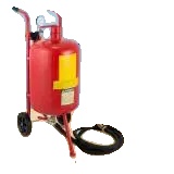 Sandstrahlgerät, 10 Gallonen Fassungsvermögen, 60–125 Psi Betriebsdruck, 40 L Rot