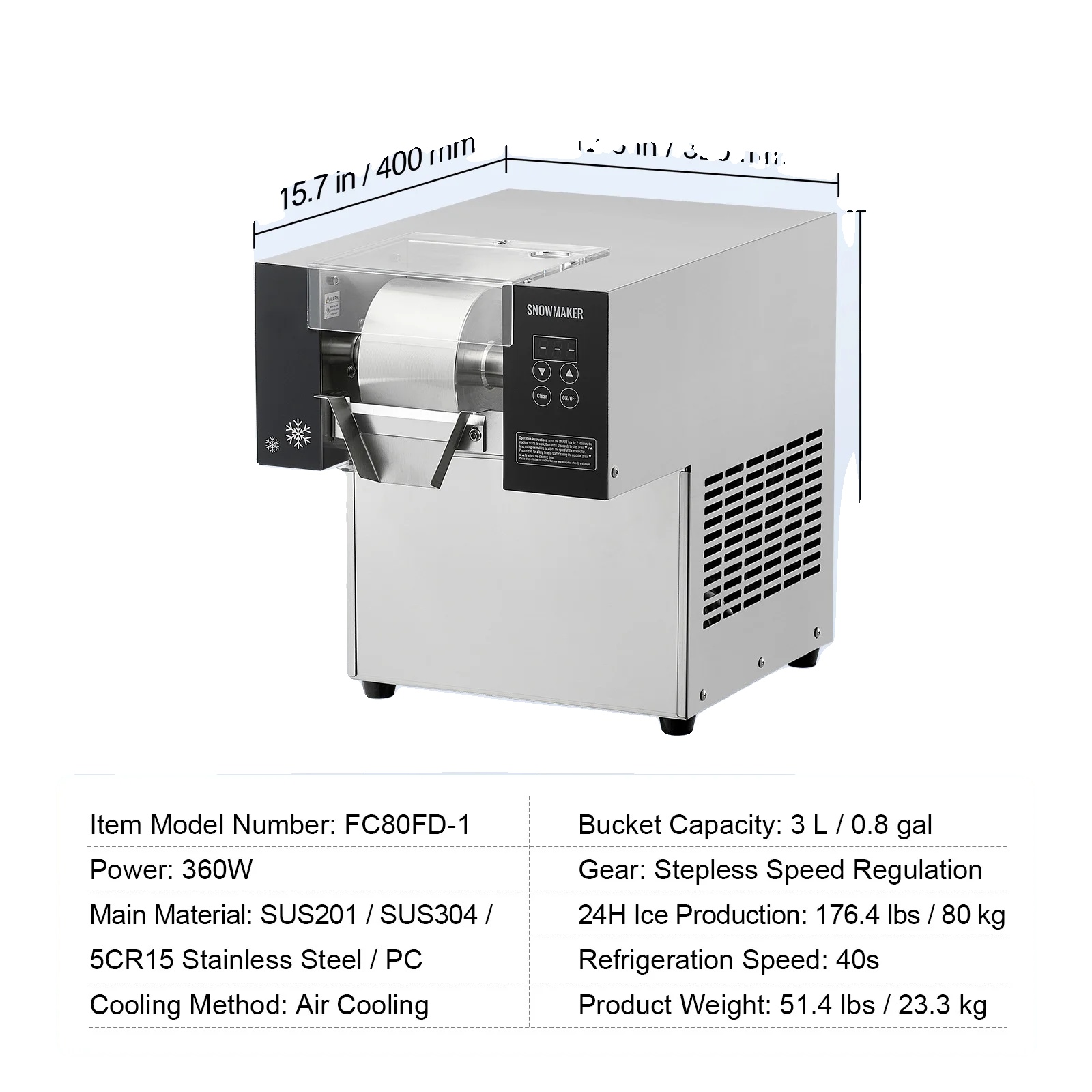 Eismaschine, Hohe Tagesproduktion, Vielseitige Eiscreme-texturen, 80 Kg Pro 24 Stunden