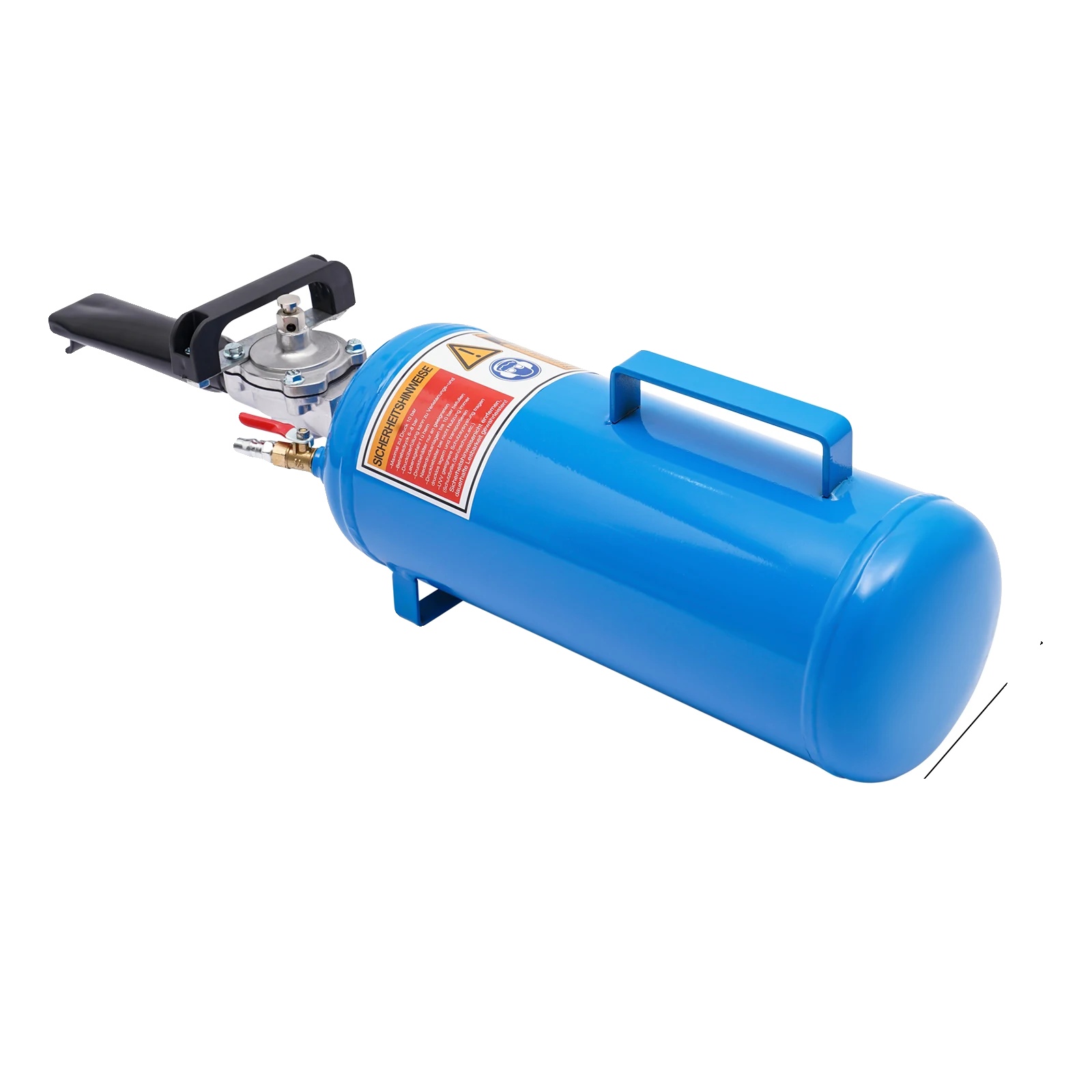 Reifenkompressor, 8 L Fassungsvermögen, Präzisionsmanometer, Blau