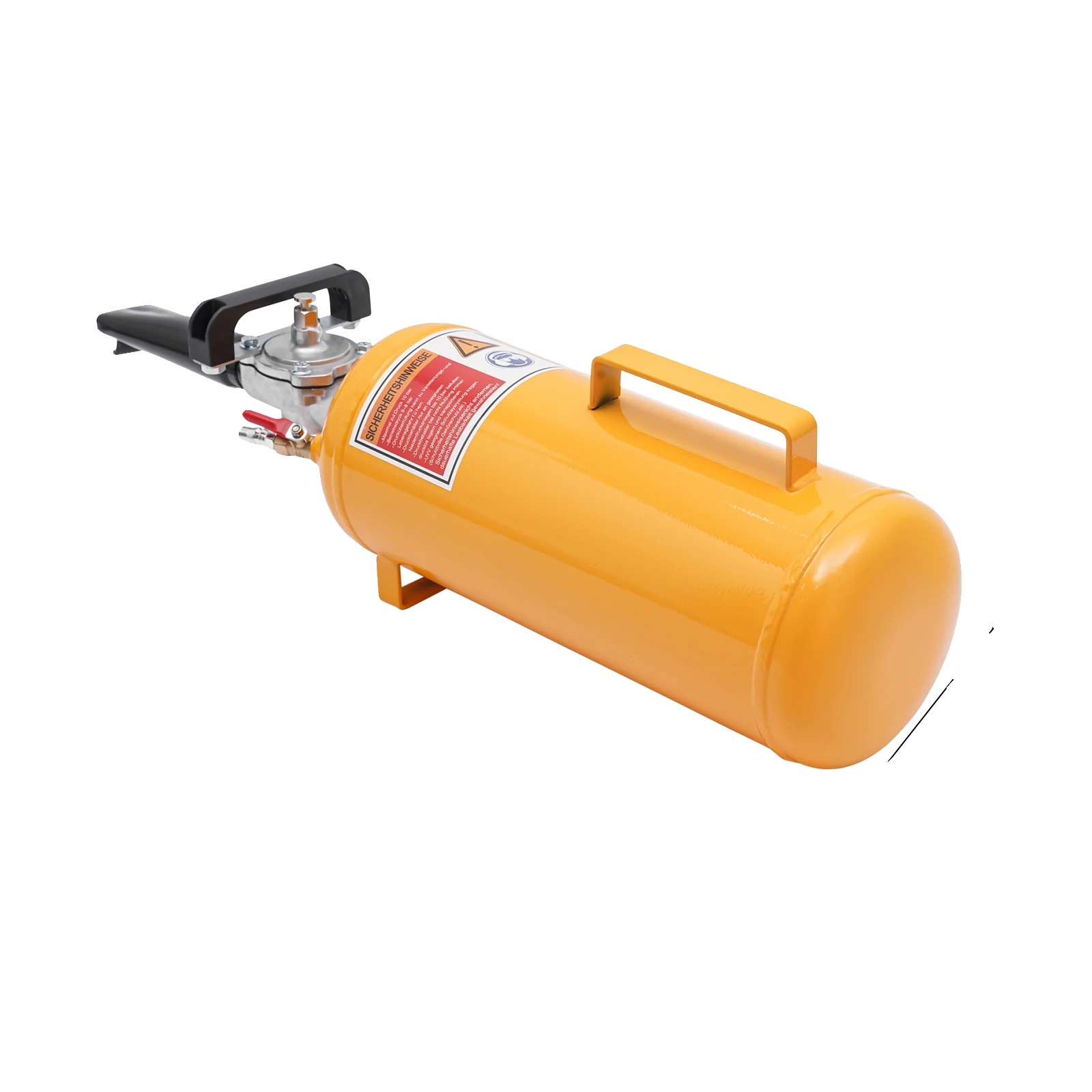 Reifenkompressor, 8 L Fassungsvermögen, Präzisionsmanometer, Gelb