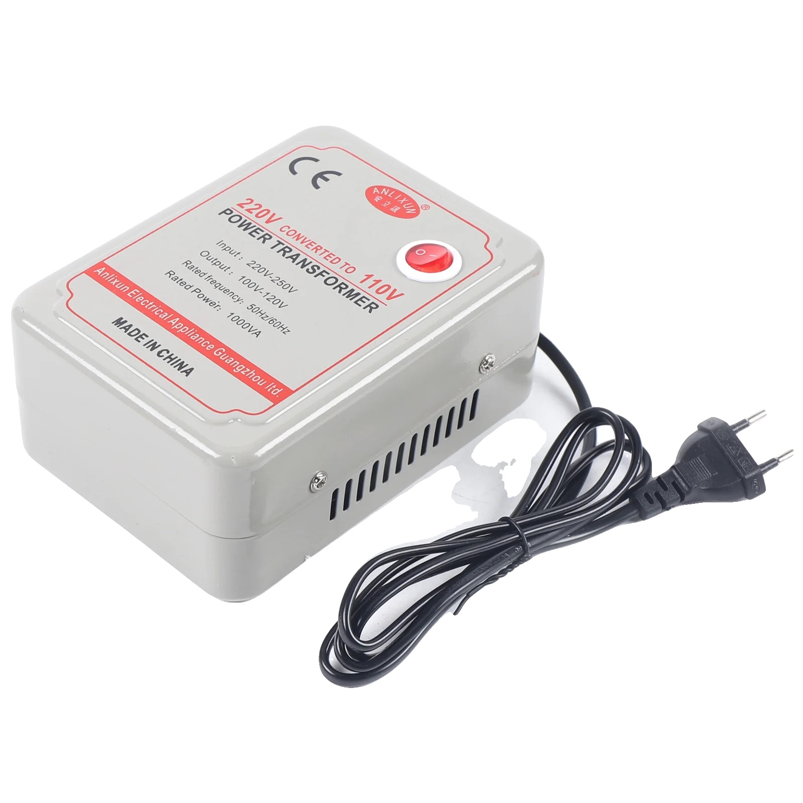 Spannungswandler, 1000 W Leistung, Überlastschutz, Weiß
