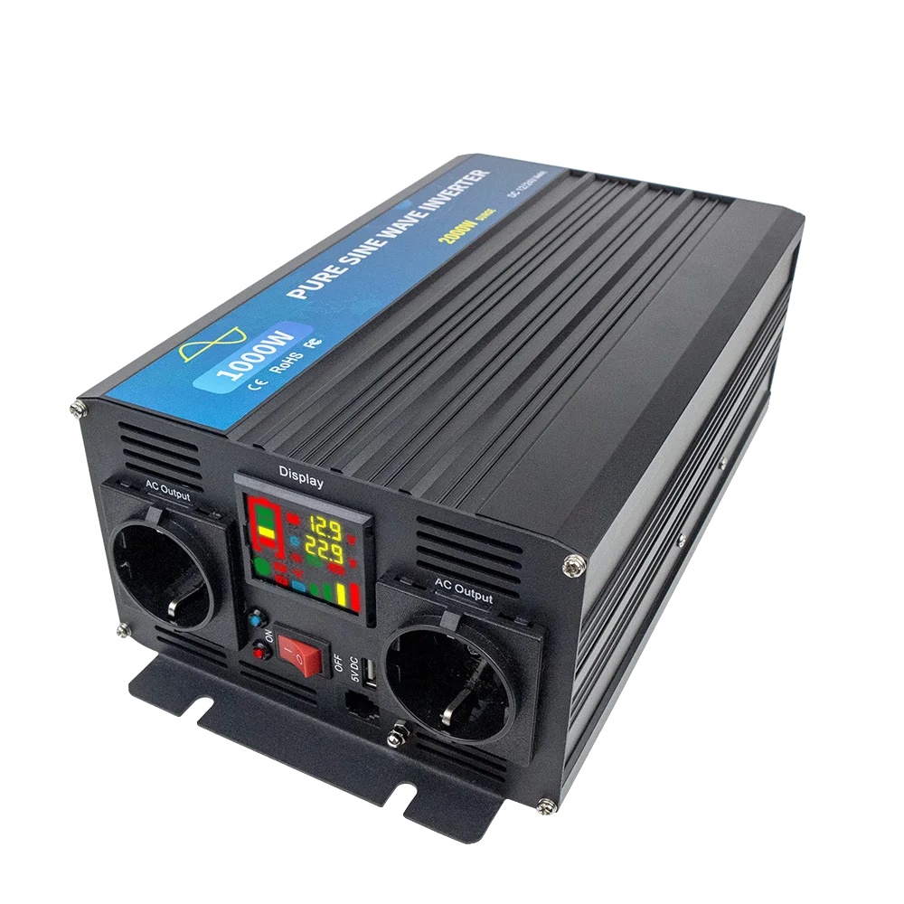 Wechselrichter, Reiner Sinuswellenausgang, Kompaktes Design, 2000-w-wechselrichter, 220 V, 220 V, 24 V