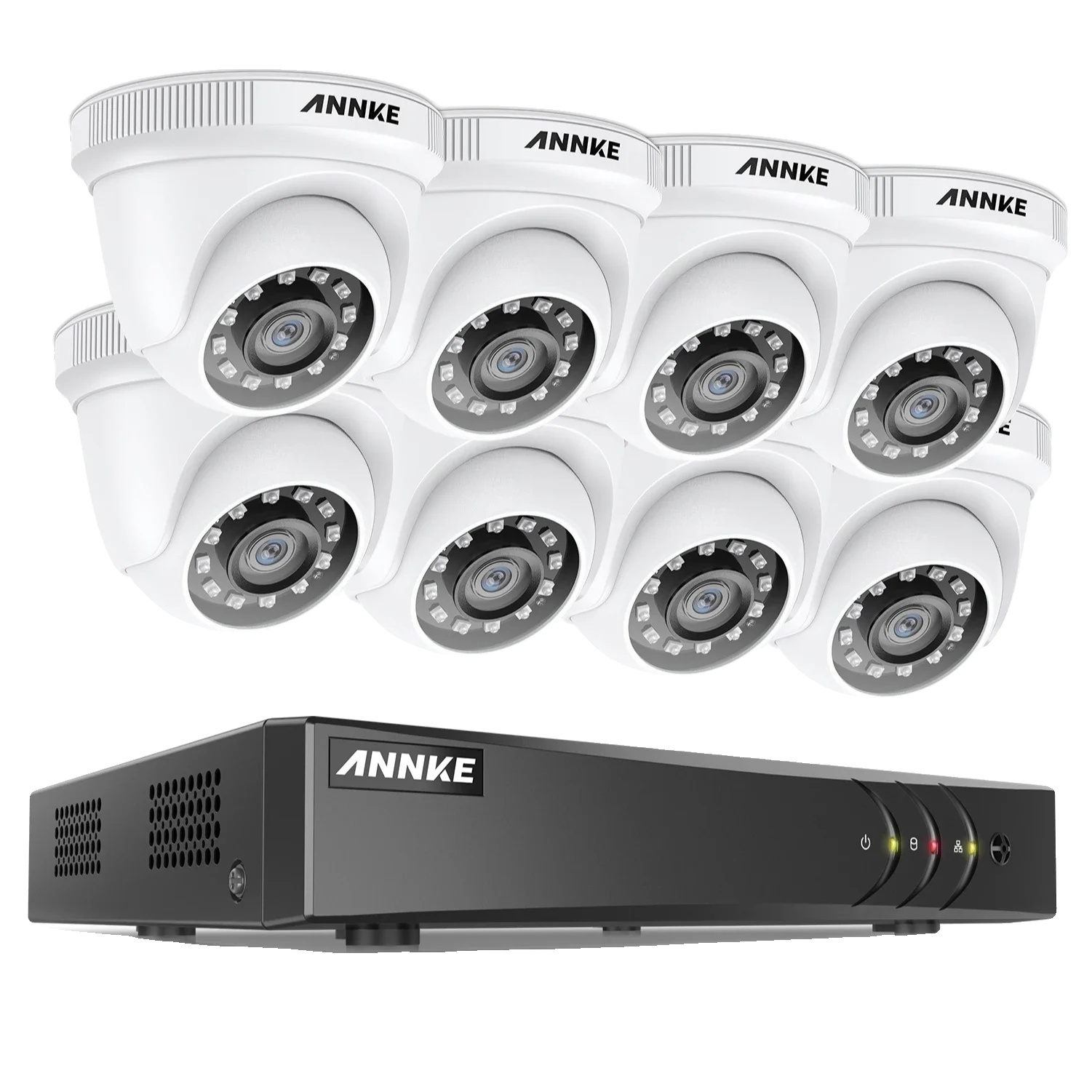 Videoüberwachungssystem, 8-kanal-anschluss, 1080p-auflösung, Dw81kd-58bm-b, 1 Tb