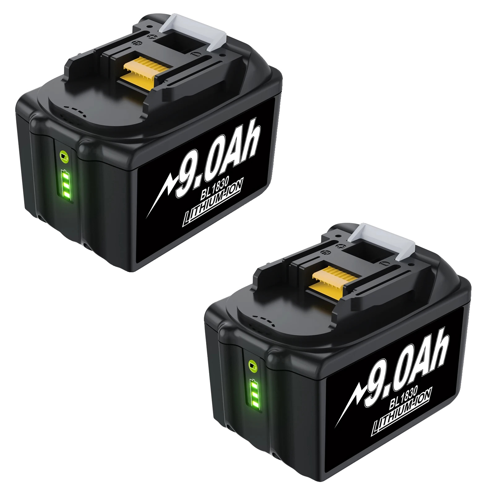 Akku, 18-v-kompatibel, Hohe Kapazität 9000 Mah, Schwarz