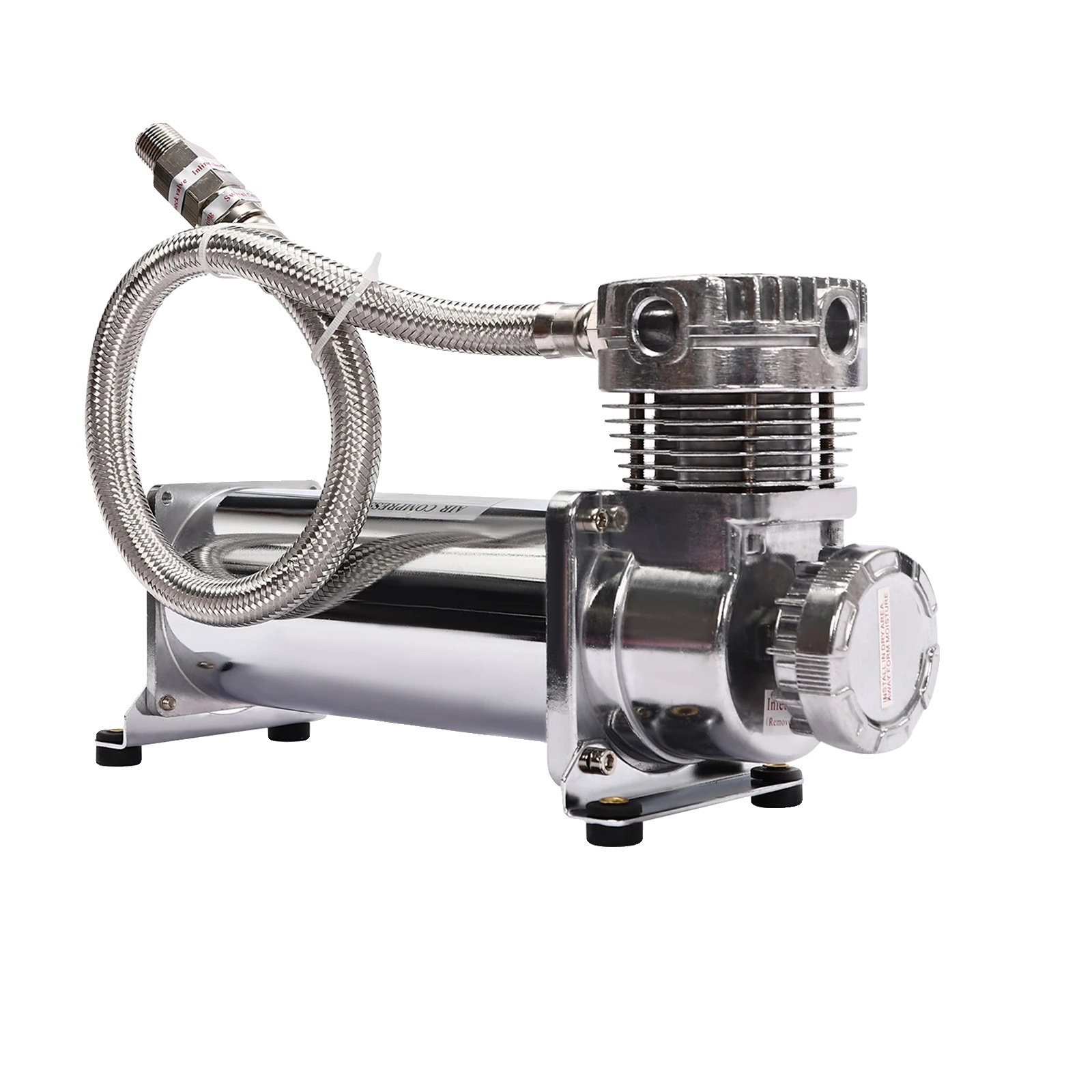 Hochleistungs-luftfederungskompressor, 200 Psi Kapazität, Silber