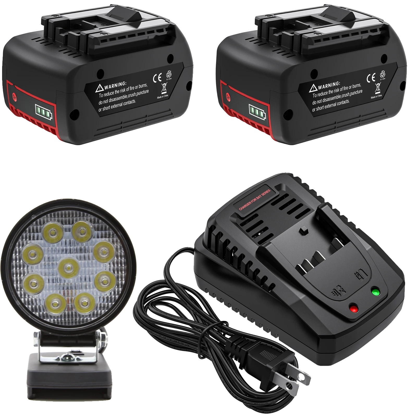 Akku, 6,0 Ah Kapazität, Kompatibel Mit Elektrowerkzeugen, 2b 1c 1d