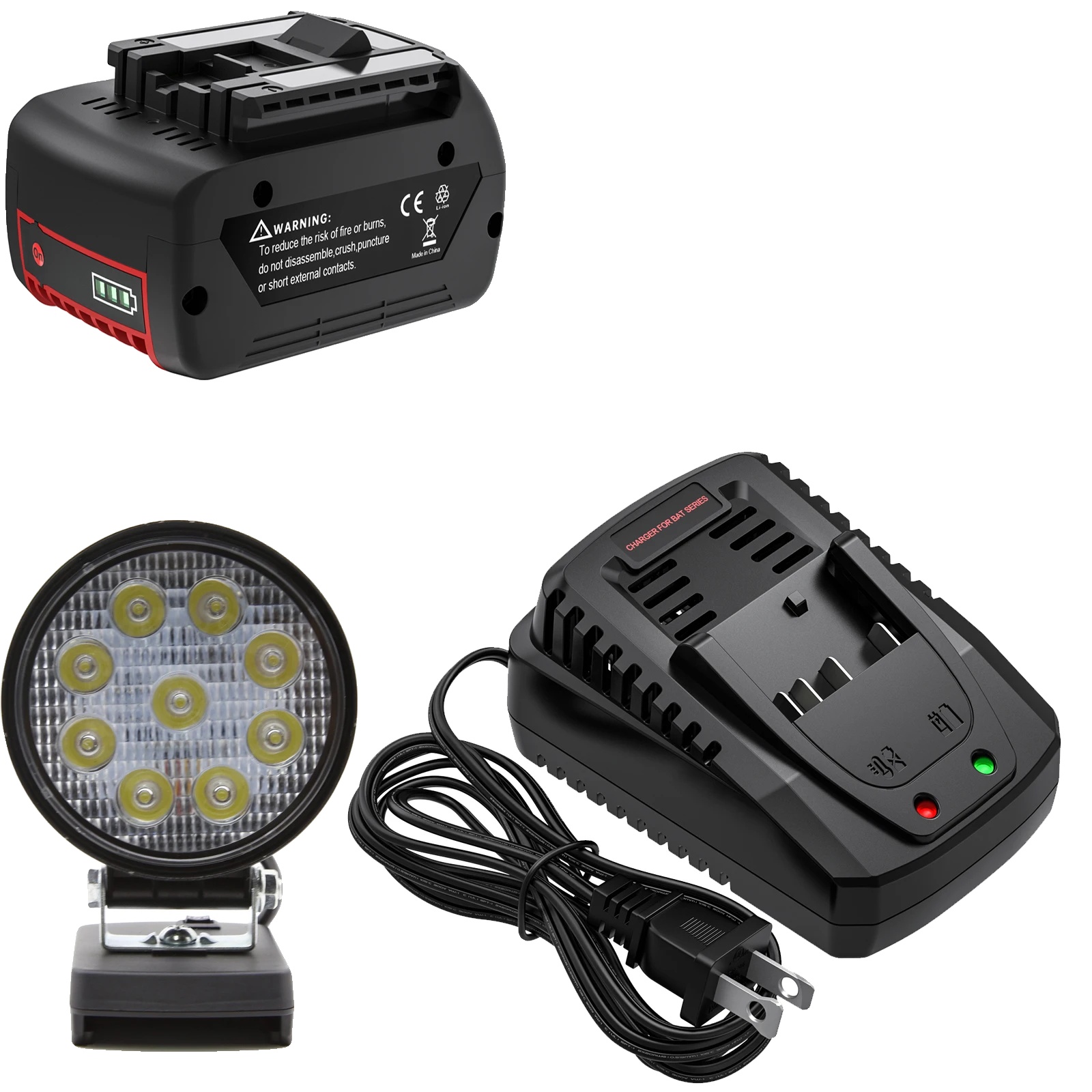 Akku, 6,0 Ah Kapazität, Kompatibel Mit Elektrowerkzeugen, 1b 1c 1d