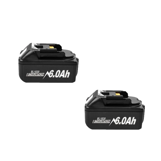 Lithium-ionen-akku, 9000 Mah Kapazität, Verbesserte Akkuanzeige, 18 V, 2 X 6000 Mah Bl1830