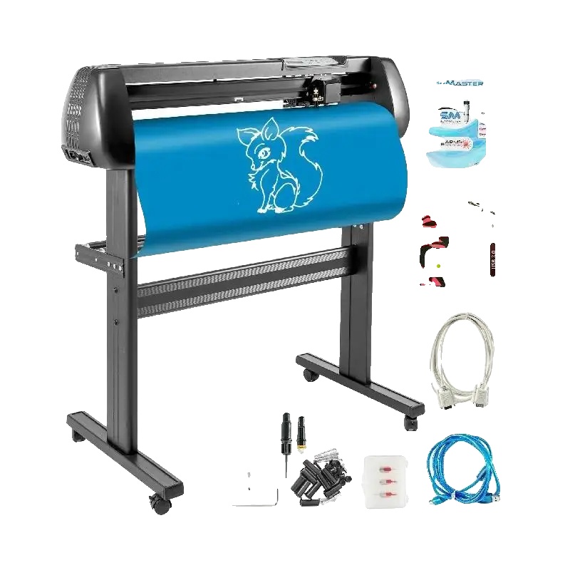 Vinylschneideplotter, 34 Zoll Schnittbreite, Einstellbarer Druck Und Geschwindigkeit