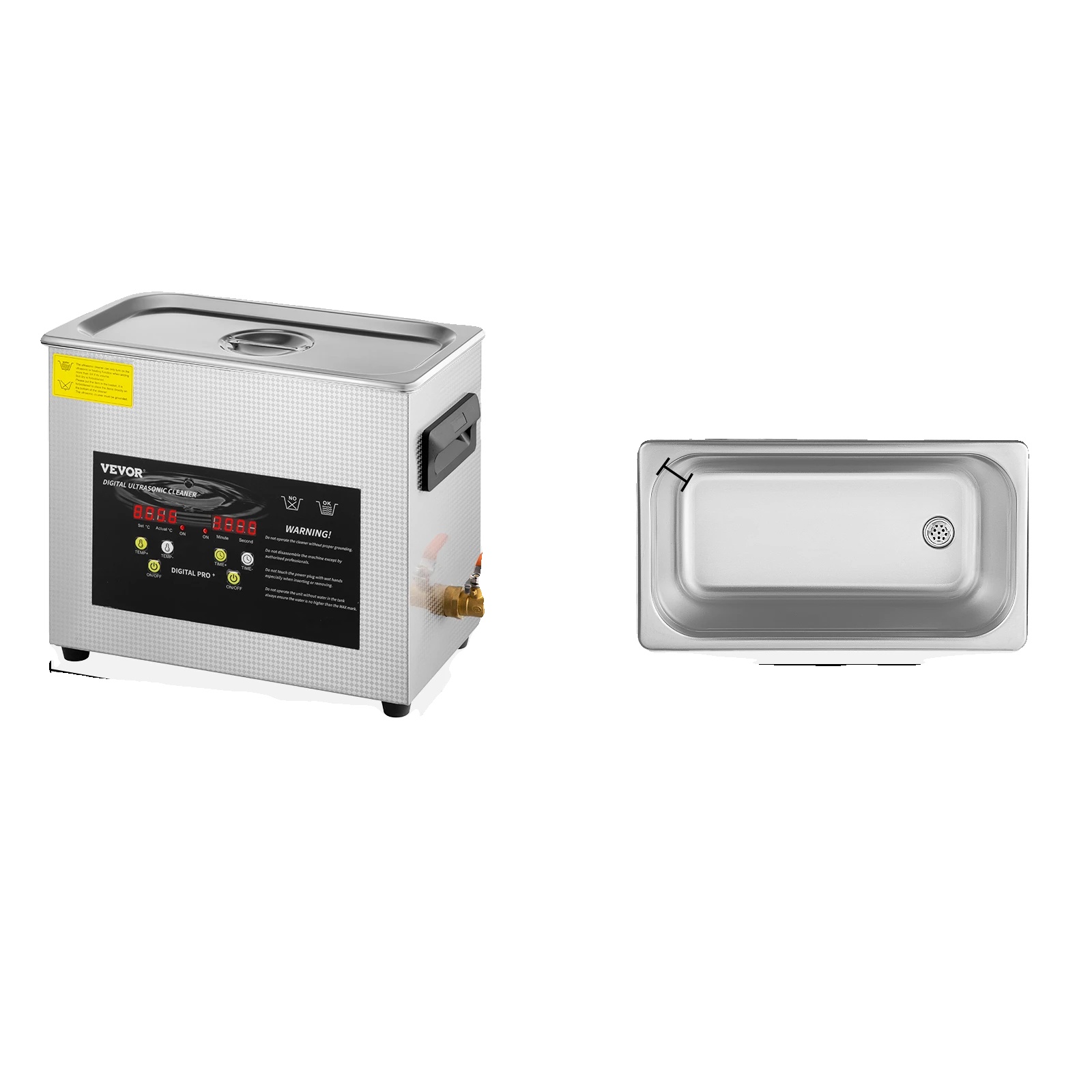 Ultraschallreiniger, 40 Khz Ultraschallfrequenz, Langlebiger Edelstahl, 6 L