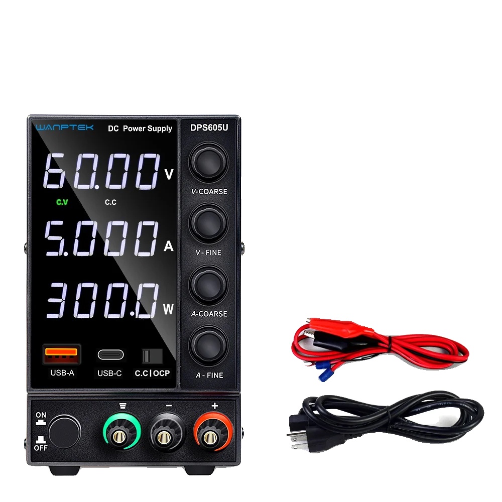 Labor-gleichstromnetzteil, Einstellbarer Spannungsbereich, Digitalanzeige, Dps 0–60 V 0–5 A
