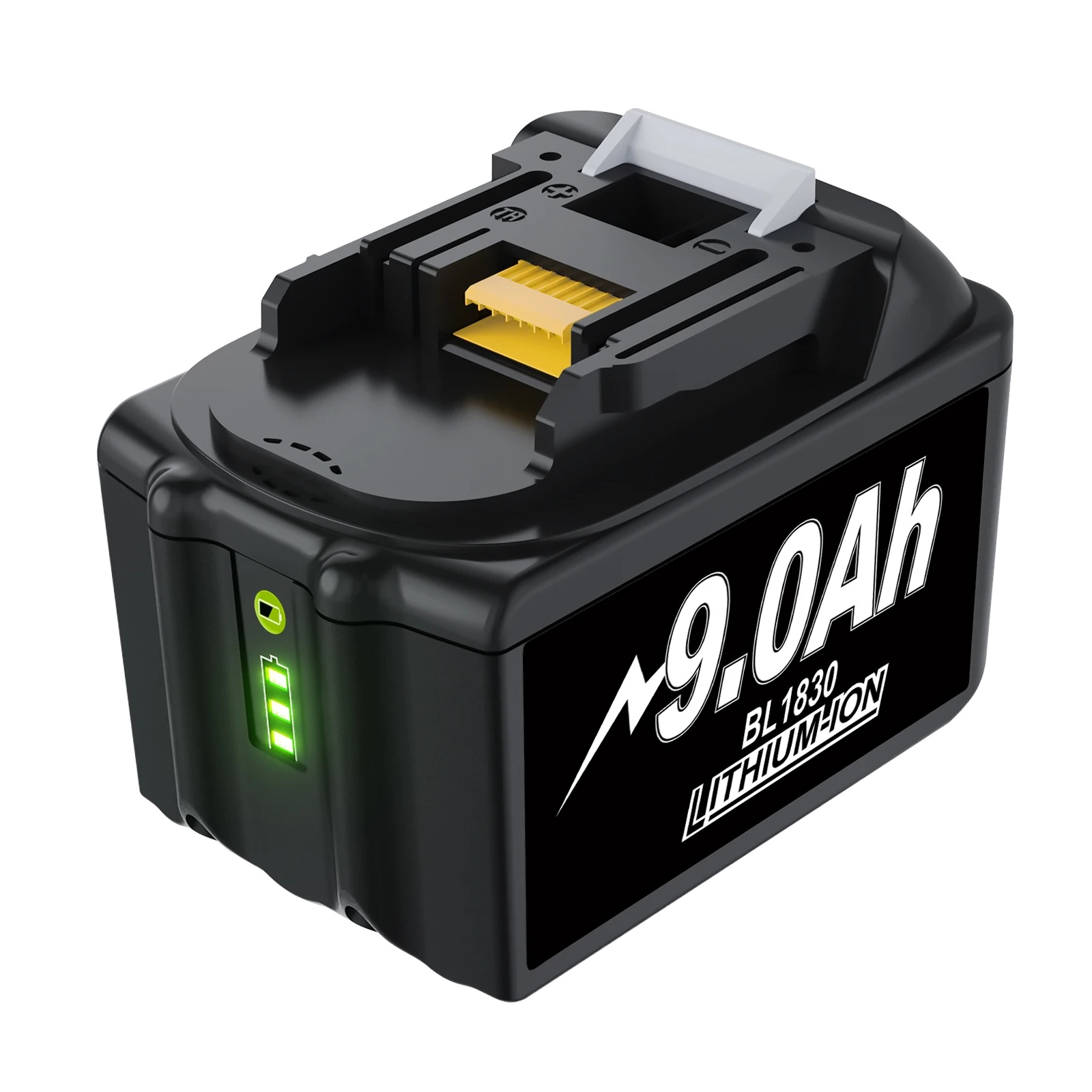 Lithium-ionen-akku, 18 V Nennspannung, Verlängerte Laufzeit, 9,0 A
