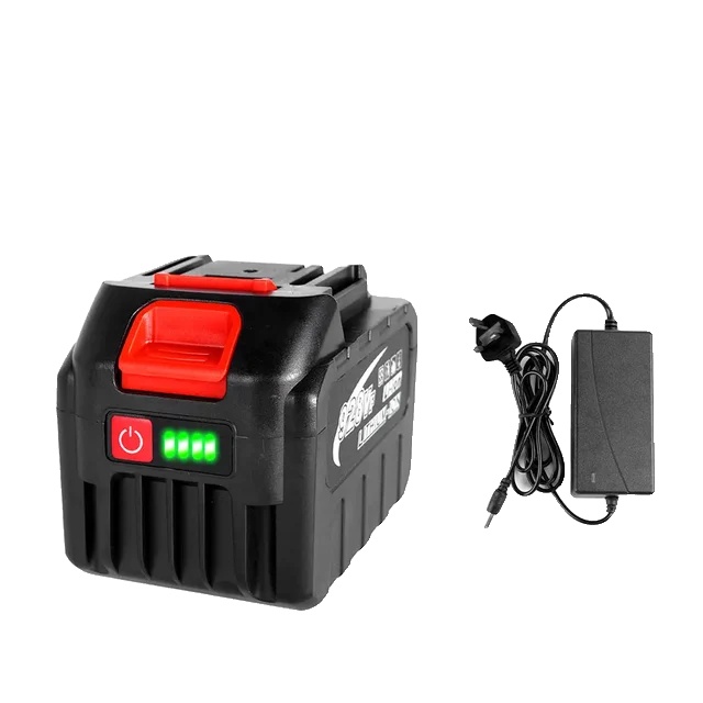 Akku Für Elektrische Kettensägen, Hohe Kapazität, Breite Kompatibilität, 1 Ladegerät 928vf-1