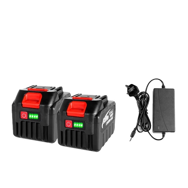 Akku Für Elektrische Kettensägen, Hohe Kapazität, Breite Kompatibilität, 2 Ladegeräte 928vf-1