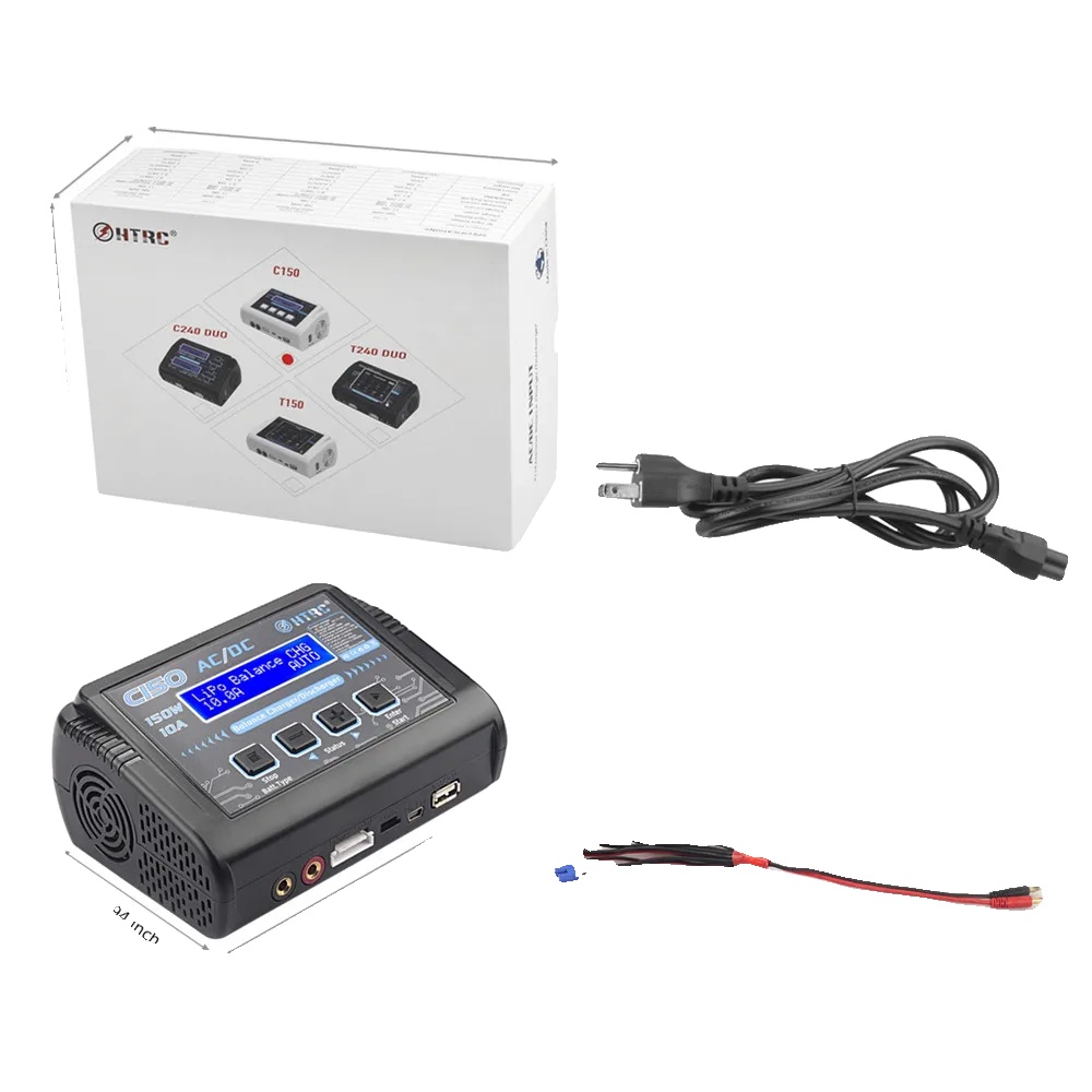 Akkuladegerät, Intelligente Ladefunktionen, Vielseitige Kompatibilität, Set A, Eu-stecker