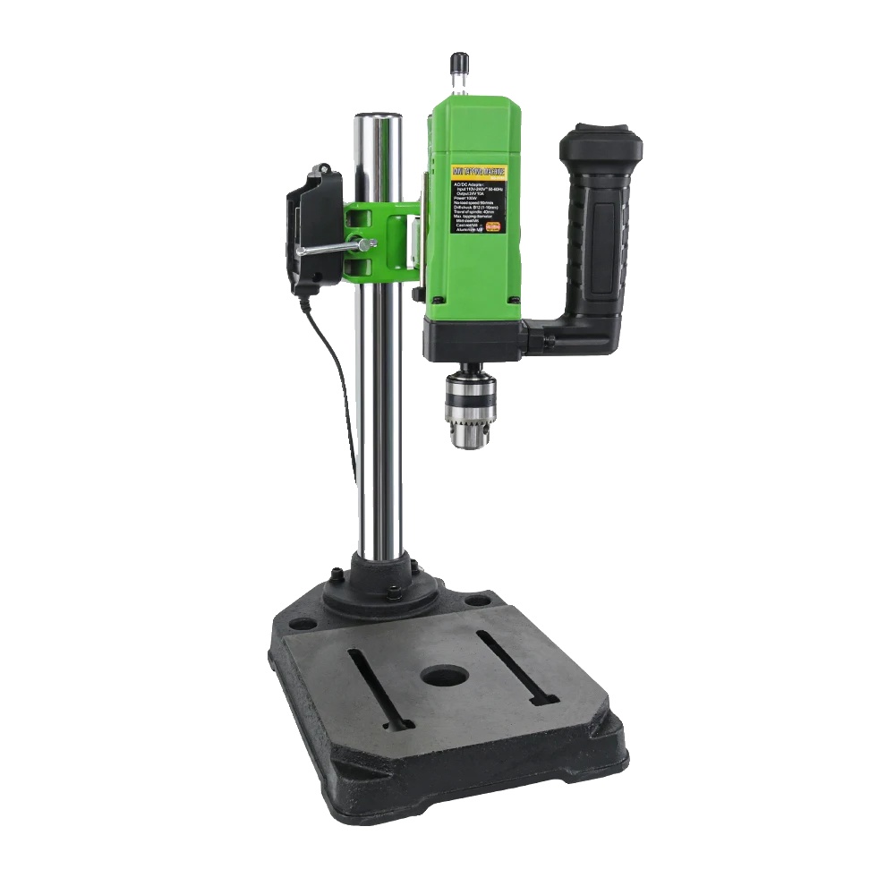 Elektrische Bohrmaschine, Max. Bohrdurchmesser 10 Mm, Spannweite B12 (1–10 Mm), Netz- Und Akkubetrieb, Nennleistung 100 W, Bürstenloser Motor