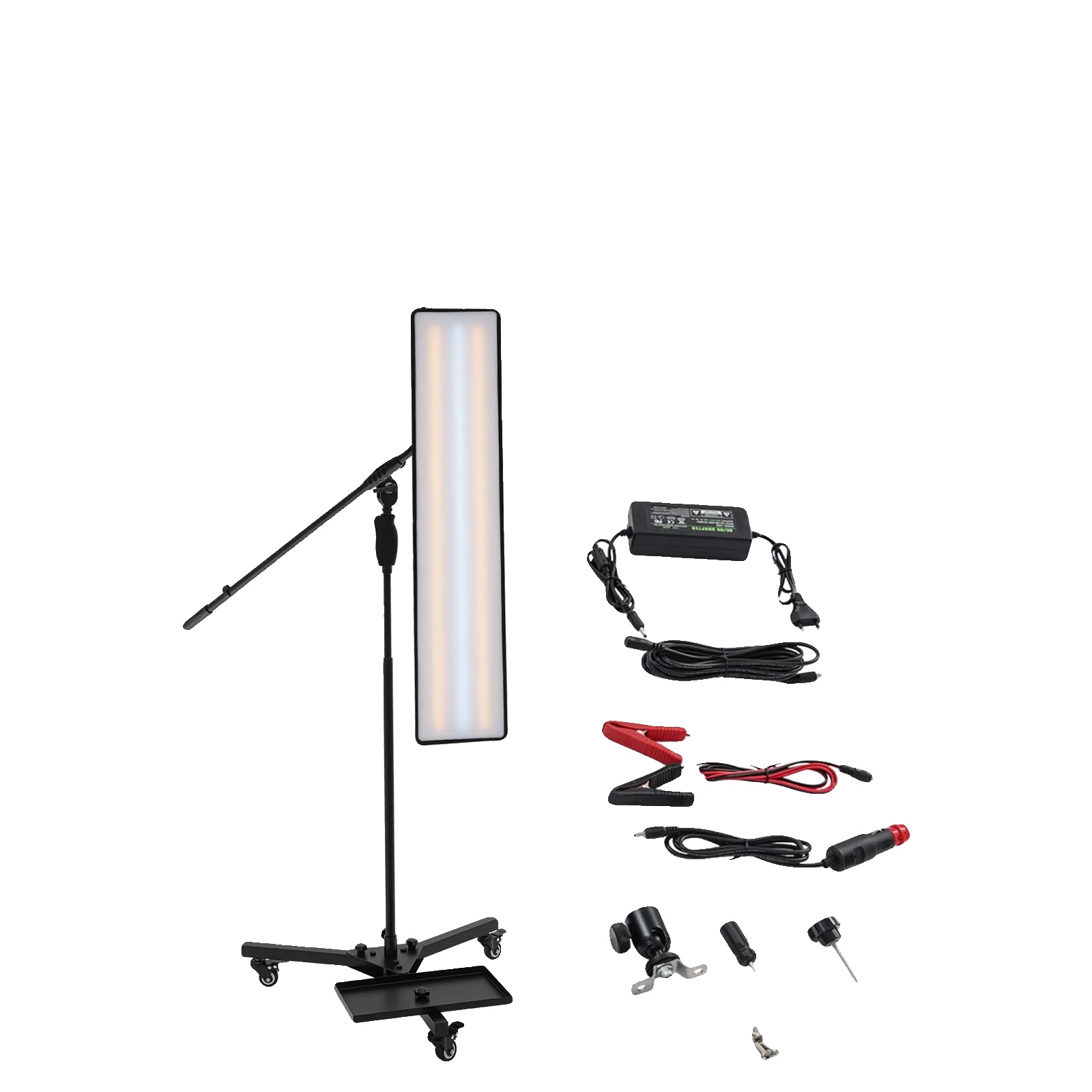 Led-werkzeug Zur Reparatur Von Autodellen, Größe 19,5 X 92 Cm, 10 W Leistung, Höhenverstellbar 110–163,5 Cm, Helligkeit Einstellbar, Led-lichtquelle