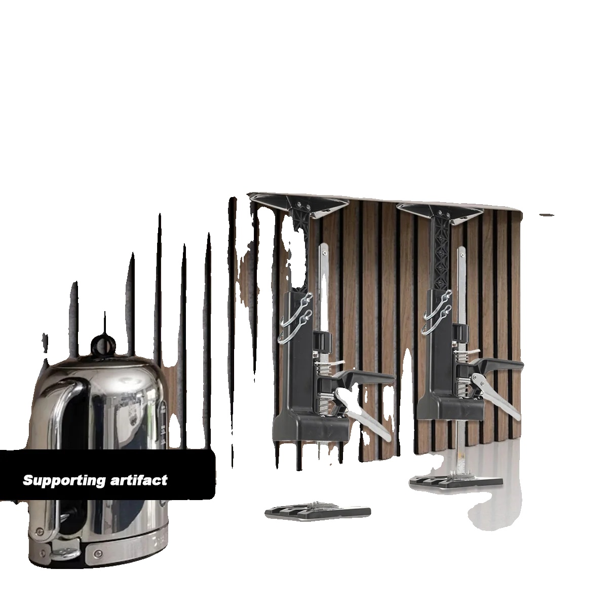 Wagenheber, Höhenverstellbar, Tragkraft 200 Kg, Geeignet Für Fliesen Und Türen, Robuste Stahlkonstruktion, Ergonomisches Design