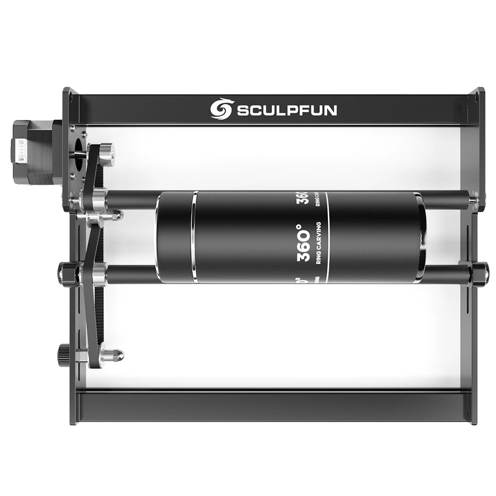 Laser-rotationswalze, 360°-drehung, Vielseitiges Zubehör, Sculpfun Laser-rotationswalze, Eu
