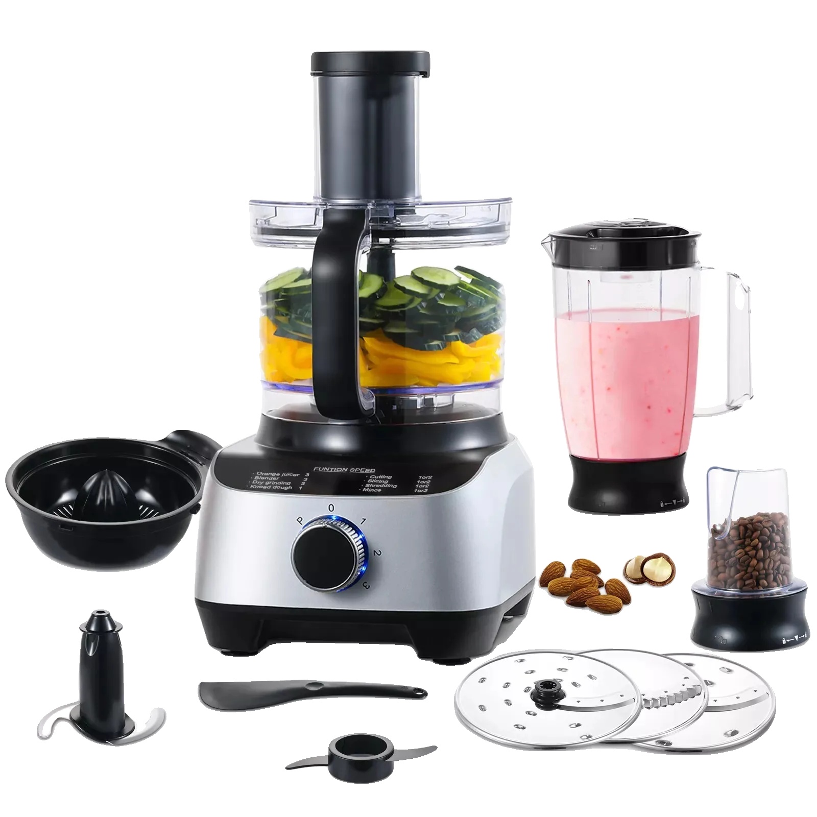 Küchenmixer, 11-in-1-funktionalität, Starke Leistung, Eu