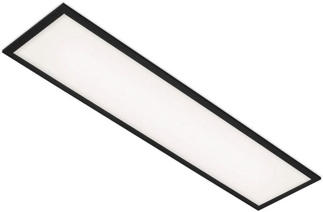 Briloner - Simple led Panel, Neutralweißes Licht, schwarz, 100 x 25 x 6 cm