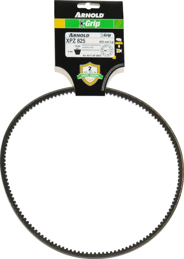 X-Grip V XPZ 825 Keilriemen für Aufsitzmäher und Gartentraktoren ARNOLD