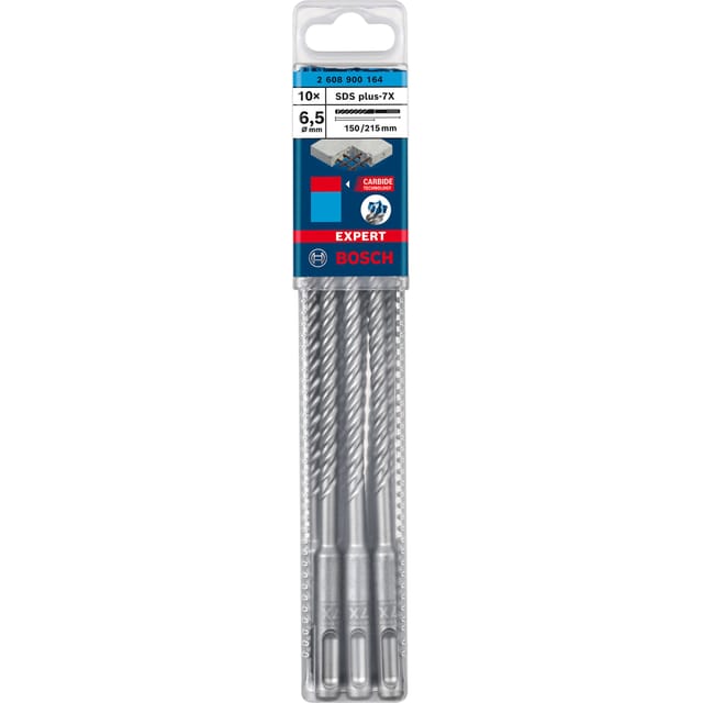 Expert sds plus-7X Hammerbohrer, 6,5 x 150 x 215 mm, 10 Stück - Bosch