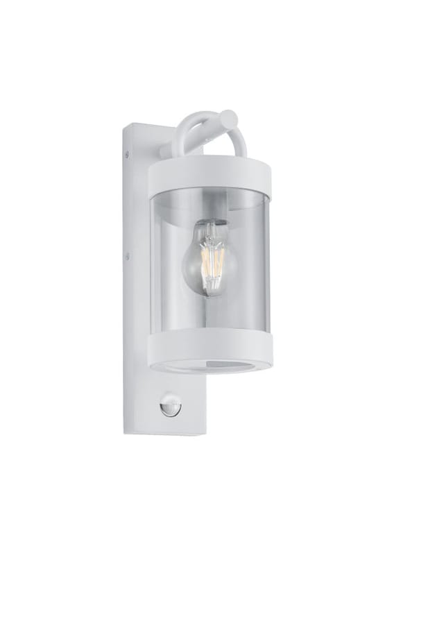 Sambesi Lantern Wandleuchte Weiß IP44 Bewegungssensor Trio Beleuchtung